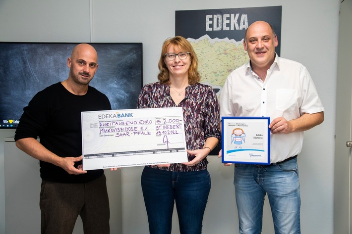 Presse-Information: Edeka-Mitarbeitende unterstützen die Gruppe Saar-Pfalz des Mukoviszidose e.V.