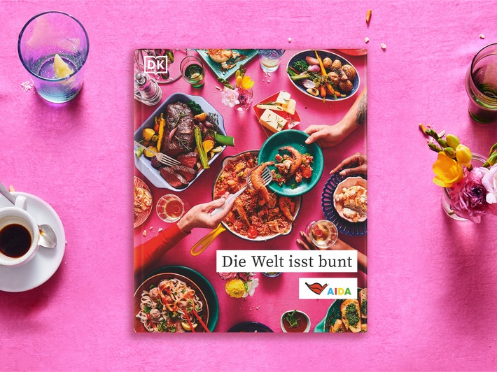 AIDA Pressemeldung: „Die Welt isst bunt“ – neues AIDA Kochbuch mit 90 internationalen Rezepten