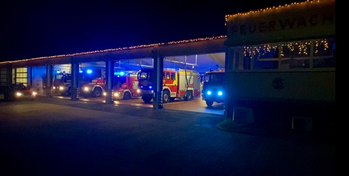 FW-EN: Feuerwehr zieht ruhige Silvesterbilanz- Mehrere Kleineinsätze für die Feuerwehr