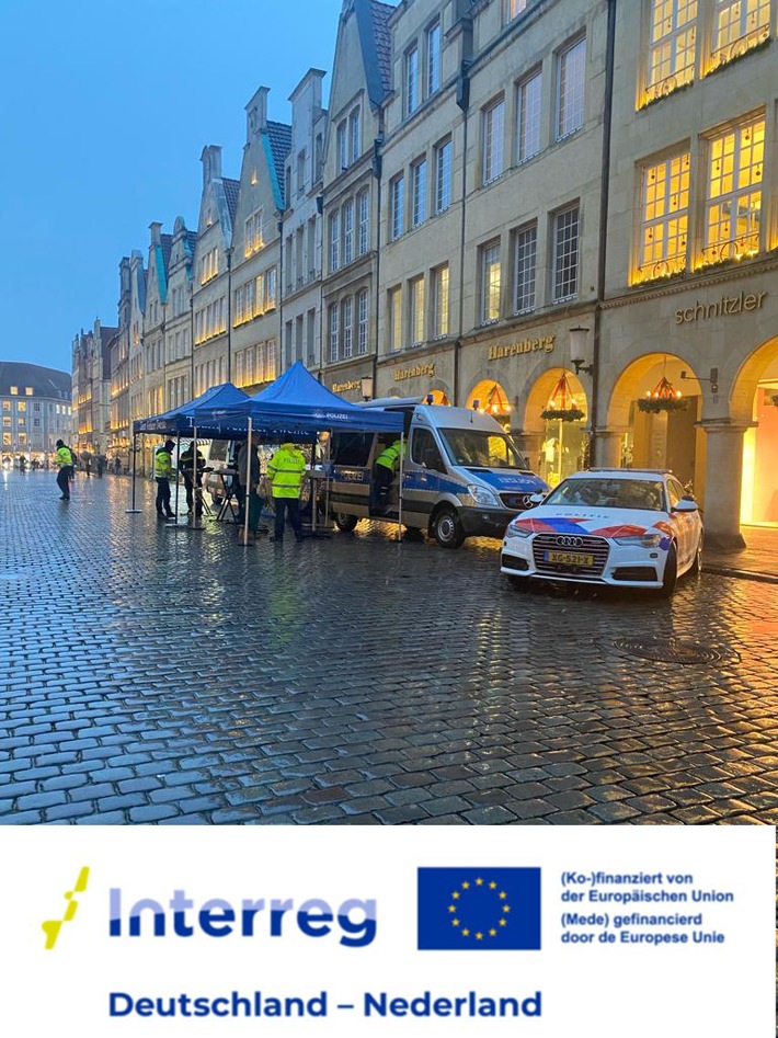 POL-MS: Polizei informiert gemeinsam mit niederländischen Kollegen auf Münsteraner Weihnachtsmärkten - Expertinnen und Experten der Verkehrs- und Kriminalprävention geben Tipps