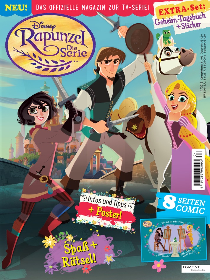 Disney Rapunzel als Print-Magazin bei Egmont Ehapa Media