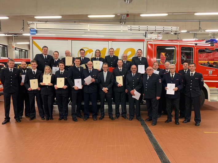 FW Dinslaken: Jahreshauptversammlung Feuerwehr Dinslaken Löschzug Stadtmitte