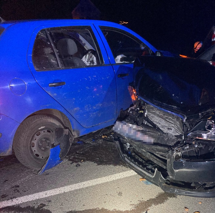 POL-GM: Unfall auf der L94 mit vier Leichtverletzten