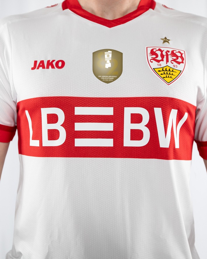 Besonderes Debüt / LBBW ist Trikotsponsor des VfB Stuttgart im DFB-Pokalfinale