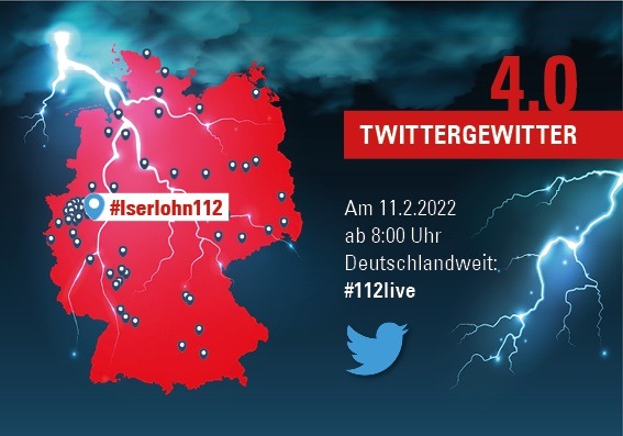 FW-MK: Tag des europäischen Notrufs: Twittergewitter bei deutschlands Berufsfeuerwehren