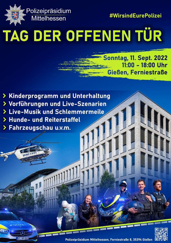 POL-GI: Tag der offenen Tür beim Polizeipräsidium Mittelhessen