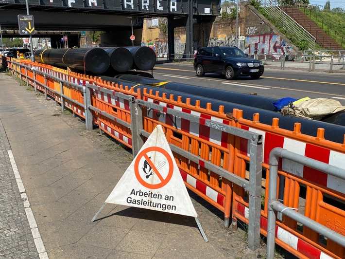 Berlins neue Rohre unter der Yorckstraße