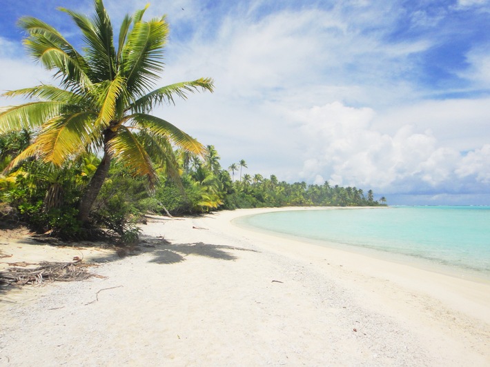 Der schönste Fußabdruck der Welt/Internetportal strandbewertung.de kürte One Foot Island zum schönsten Strand 2014