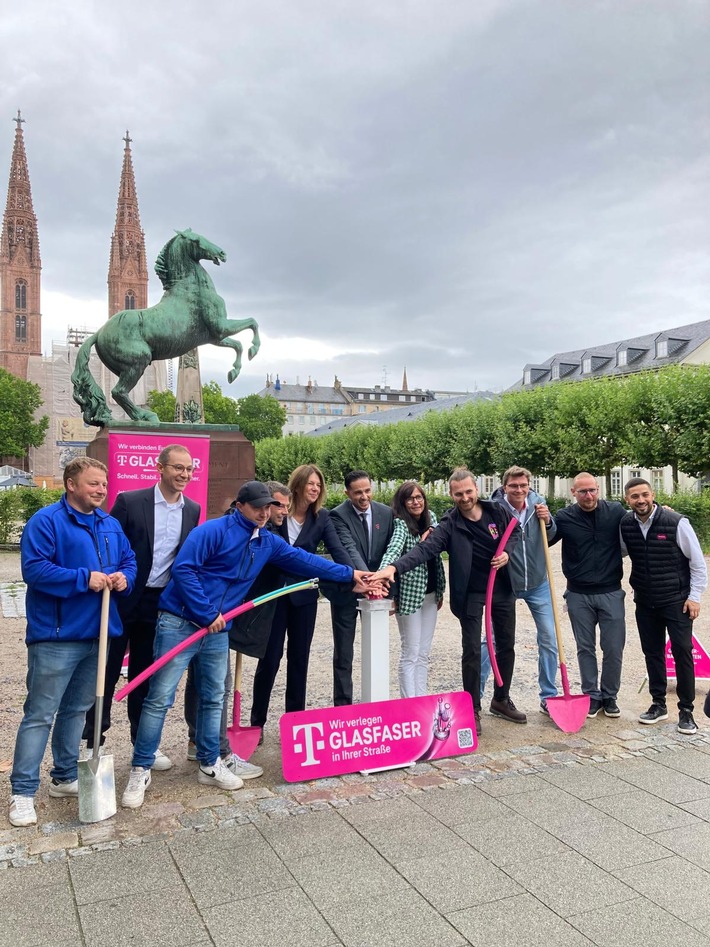 Wiesbaden: Telekom setzt Glasfaserausbau in der Innenstadt fort