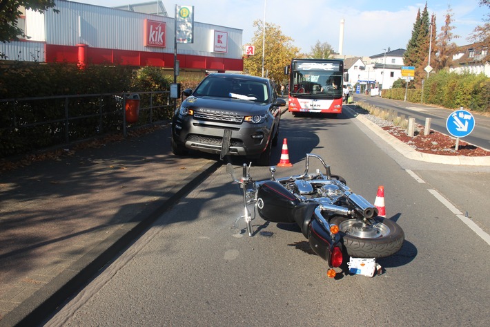 POL-RBK: Bergisch Gladbach - Motorradfahrer auf der Richard-Zanders-Straße verunglückt
