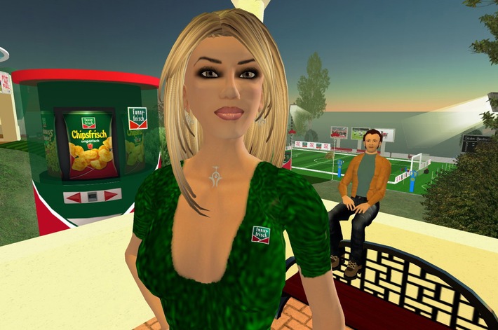 "funny-frisch" erste Snackmarke im "Second Life"