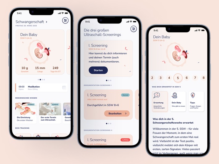Verlässlich an der Seite von Frauen nach Kinderwunschbehandlung / Besins Healthcare Germany fördert das neue App-Modul Pregnancy Tracker in der Hope-App