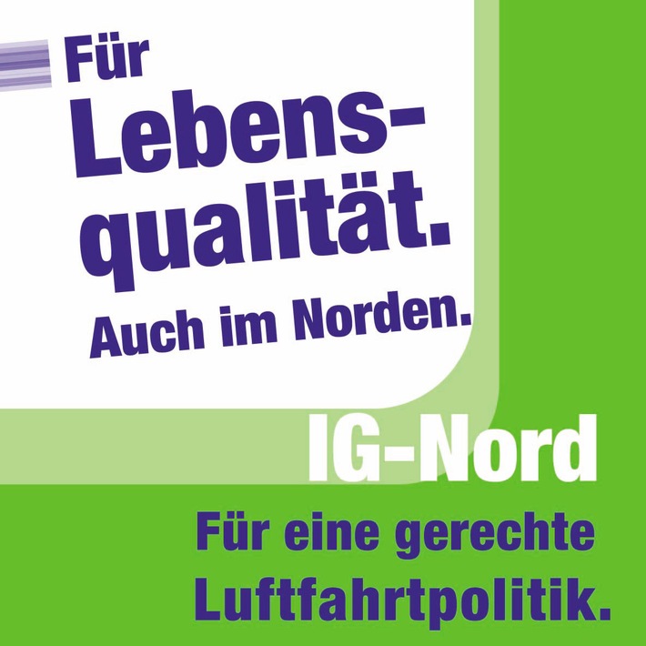 IG-Nord: Für eine gerechte Luftfahrtpolitik - Verteilung einer Infobroschüre und Aufklebern an die Bevölkerung der 38 Nordgemeinden