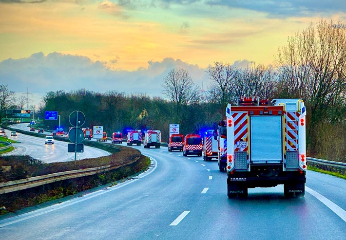 FW-BO: Überörtlicher Einsatz für die Feuerwehr Bochum