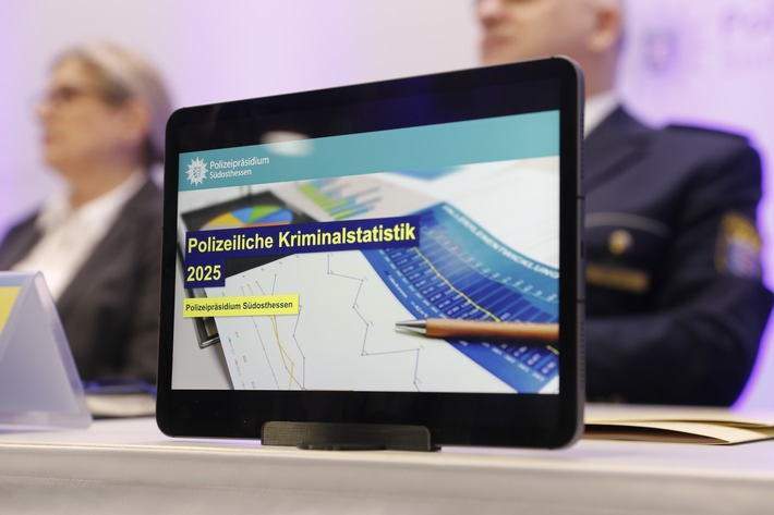 POL-OF: Polizeivizepräsidentin Anja Wetz: "Südosthessen bleibt weiterhin eine sichere Region." - Polizeiliche Kriminalstatistik 2025 vorgestellt