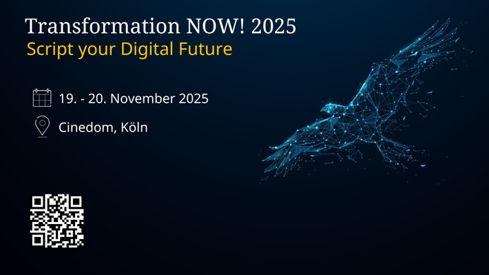 Die Transformation NOW! 2025: Mit SAP® auf großer Leinwand in die digitale Zukunft