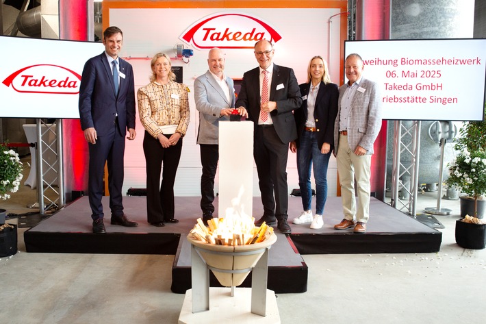 Klimaeffizienz und regionale Verantwortung: Takeda eröffnet Biomasseheizwerk in Singen