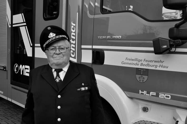 FW-KLE: Die Freiwillige Feuerwehr Bedburg-Hau trauert um Karl Remmen