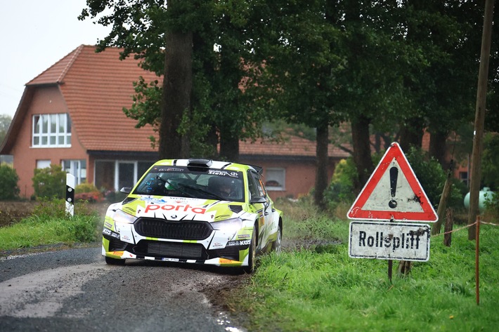 Mit Marijan Griebel krönt sich schon zum zehnten Mal ein Škoda Fahrer zum Deutschen Rallye-Meister