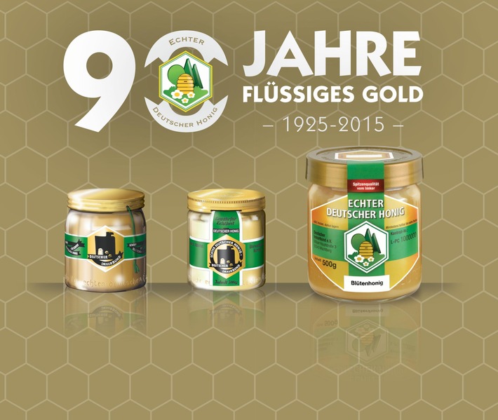 90 Jahre Flüssiges Gold / Jubiläum des Imker-Honigglases steht bei Messepräsentation im Mittelpunkt