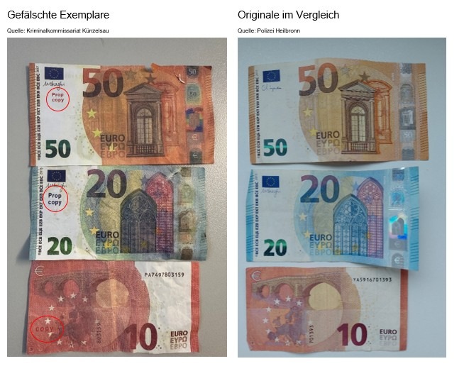 POL-HN: Hohenlohekreis: Falschgeld im Umlauf