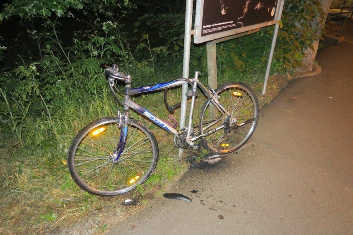 POL-MR: Fahrrad angezündet - Eigentümer unbekannt