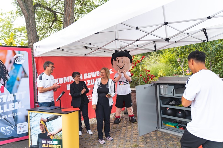 Berlin macht den Anfang: Sportbox im Olympiapark steht ab sofort kostenlos zur Verfügung