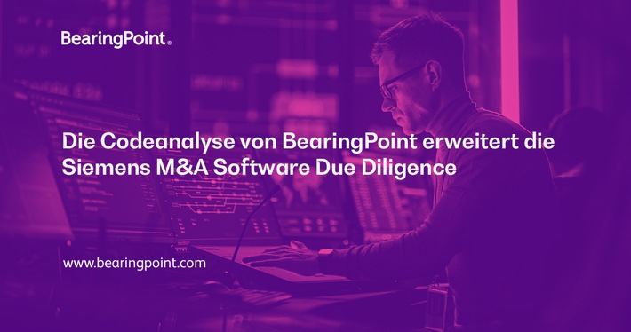 Erfolgsprojekt: Die Codeanalyse von BearingPoint erweitert die Siemens M&A Software Due Diligence