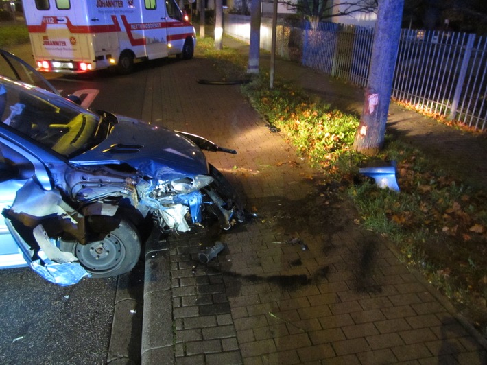 POL-PPMZ: Verkehrsunfall mit Verdacht des Alkoholeinflusses
