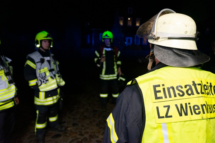 FW Flotwedel: Brand im Kloster - Löschzug Wienhausen probt den Ernstfall