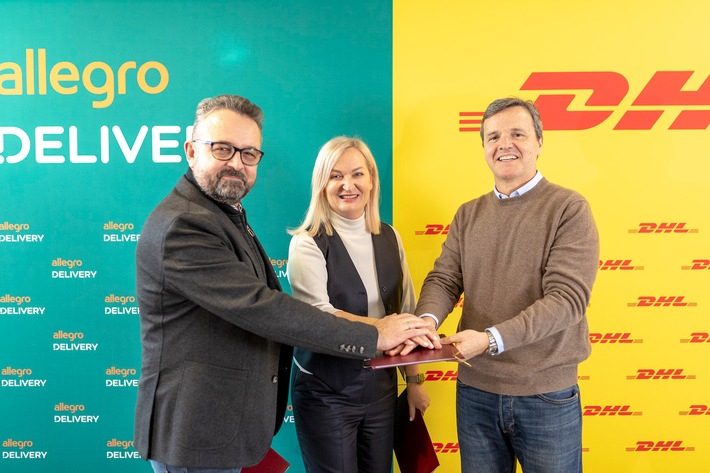 PM: DHL und Allegro gehen strategische Zusammenarbeit für Zustellservices in Polen ein / PR: DHL and Allegro enter strategic cooperation for delivery services in Poland