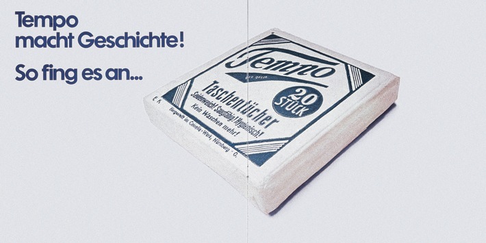 95 Jahre Tempo - Die Taschentuch-Ikone feiert seine Erfolgsgeschichte