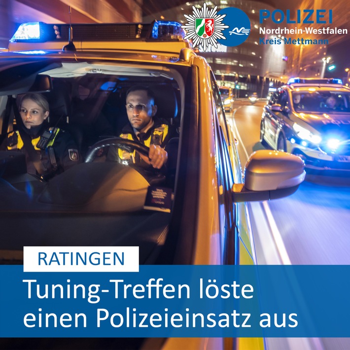POL-ME: Tuning-Treffen löste Polizeieinsatz aus - Ratingen - 2305002