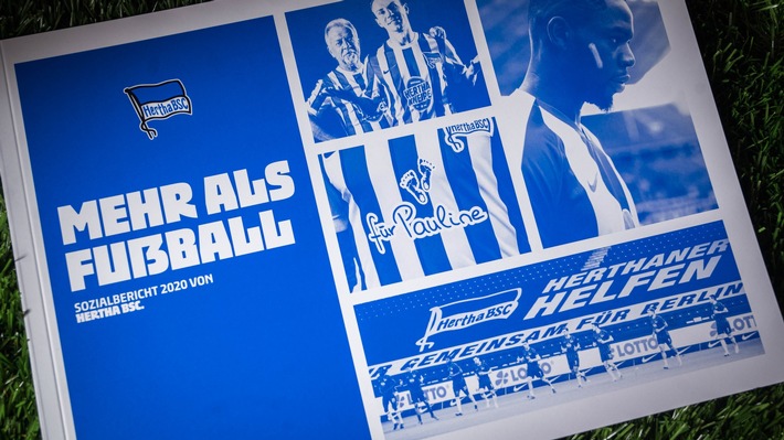 "Mehr als Fußball" - Der Sozialbericht 2020 von Hertha BSC ist da!