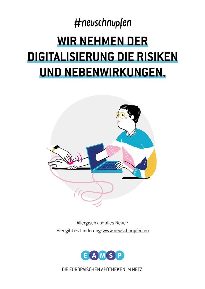 EAMSP startet Informationskampagne zur Digitalisierung im deutschen Gesundheitswesen / Mit #neuschnupfen gegen die allergische Reaktion auf alles Neues