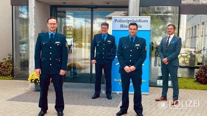 POL-PPRP: Stephan Weber neuer Leiter der Zentralen Bußgeldstelle und Kristof Brockmann neuer Leiter der Polizeiinspektion Speyer