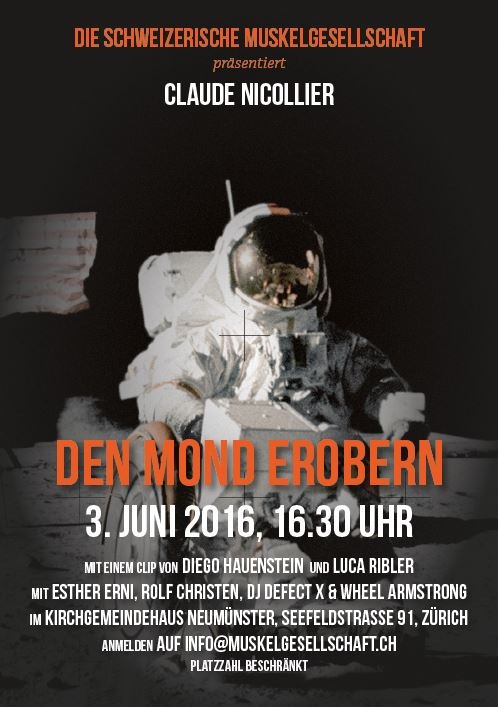 Vortrag von Claude Nicollier / Präsentation VideoClip und Website der Muskelgesellschaft
