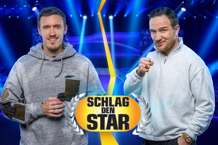 &quot;Das wird kein Freundschaftsspiel!&quot; Union-Berlin-Stürmer Max Kruse tritt bei &quot;Schlag den Star&quot; gegen BVB-Fan Frederick Lau an. Auf ProSieben. Live.