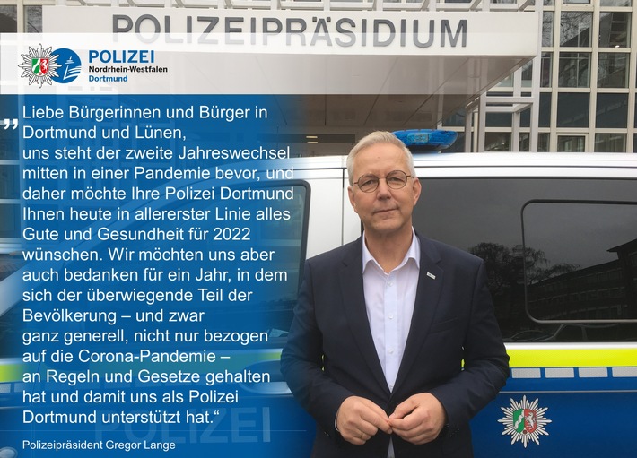 POL-DO: Polizei Dortmund bedankt sich bei ihren Bürgerinnen und Bürgern
