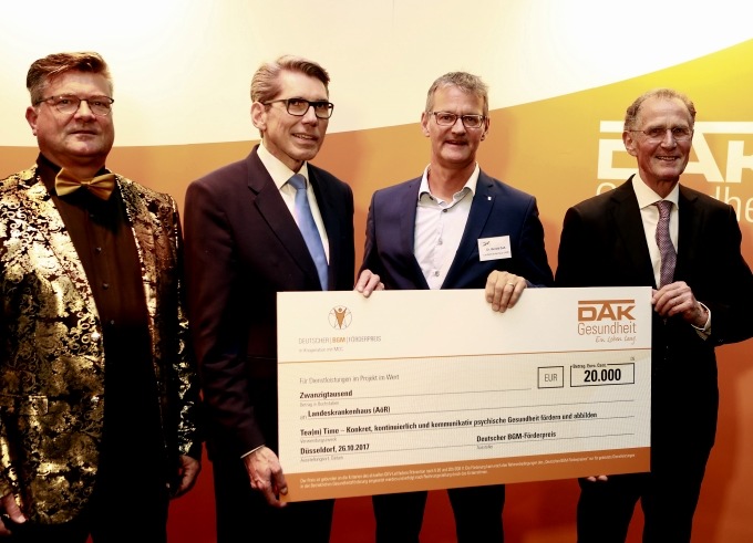 Rheinhessen-Fachklinik gewinnt Förderpreis der DAK-Gesundheit