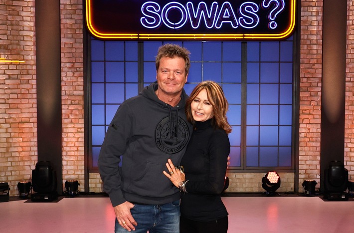 Christina Plate und Oliver Geissen bei "Wer weiß denn sowas?" / Das Wissensquiz vom 12. bis 16. Dezember 2022, um 18:00 Uhr im Ersten