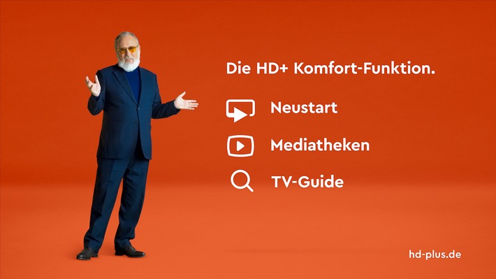 &quot;Echt fett!&quot; - Entertainer Friedrich Liechtenstein zeigt Bauch und präsentiert das beste HD+ aller Zeiten