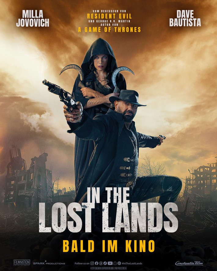 Vom Autor der "Game of Thrones"-Romanreihe George R. R. Martin: IN THE LOST LANDS ab 6. März 2025 im Kino!