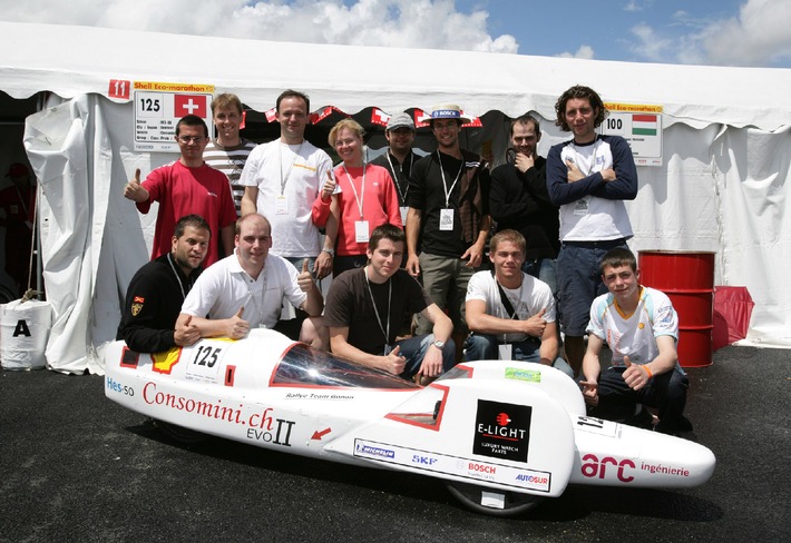 Shell Eco-marathon 2008: Die Schweiz fährt vorne mit