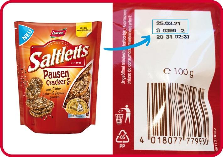 Lorenz Snack-World ruft vorsorglich Produkte mit Sesamsamen in Deutschland zurück