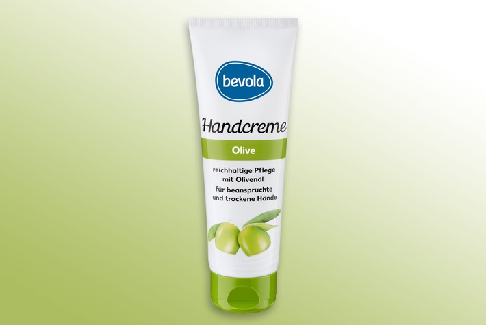 Öko-Test bewertet bevola-Handcreme Olive von Kaufland mit "sehr gut"