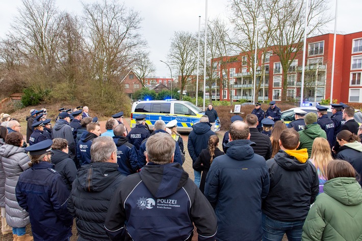 POL-BOR: Kreis Borken - Polizei schweigt für ihren verstorbenen Kollegen