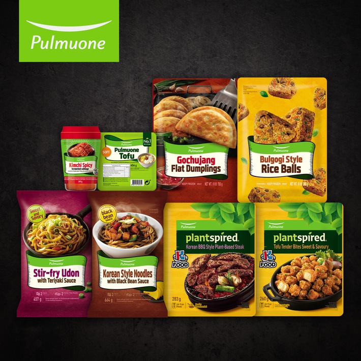 Anuga 2025: Pulmuone präsentiert sein Sortiment an pflanzlichen und asiatisch inspirierten Mahlzeiten / In Halle 5.2, Stand C018 werden innovative Tofu-, Kimchi- und Nudel-Gerichte vorgestellt