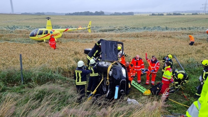 POL-HRO: Unfall mit Verletzten auf BAB 19