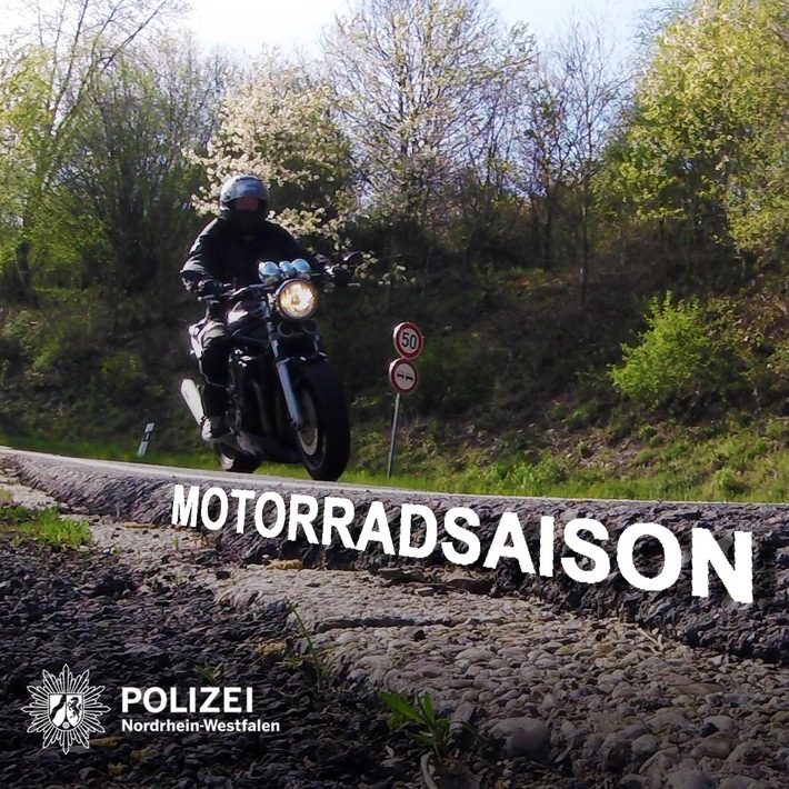 POL-GT: Der Frühling lockt mehr Motorradfahrer auf die Straßen - Sicherheitstipps der Polizei